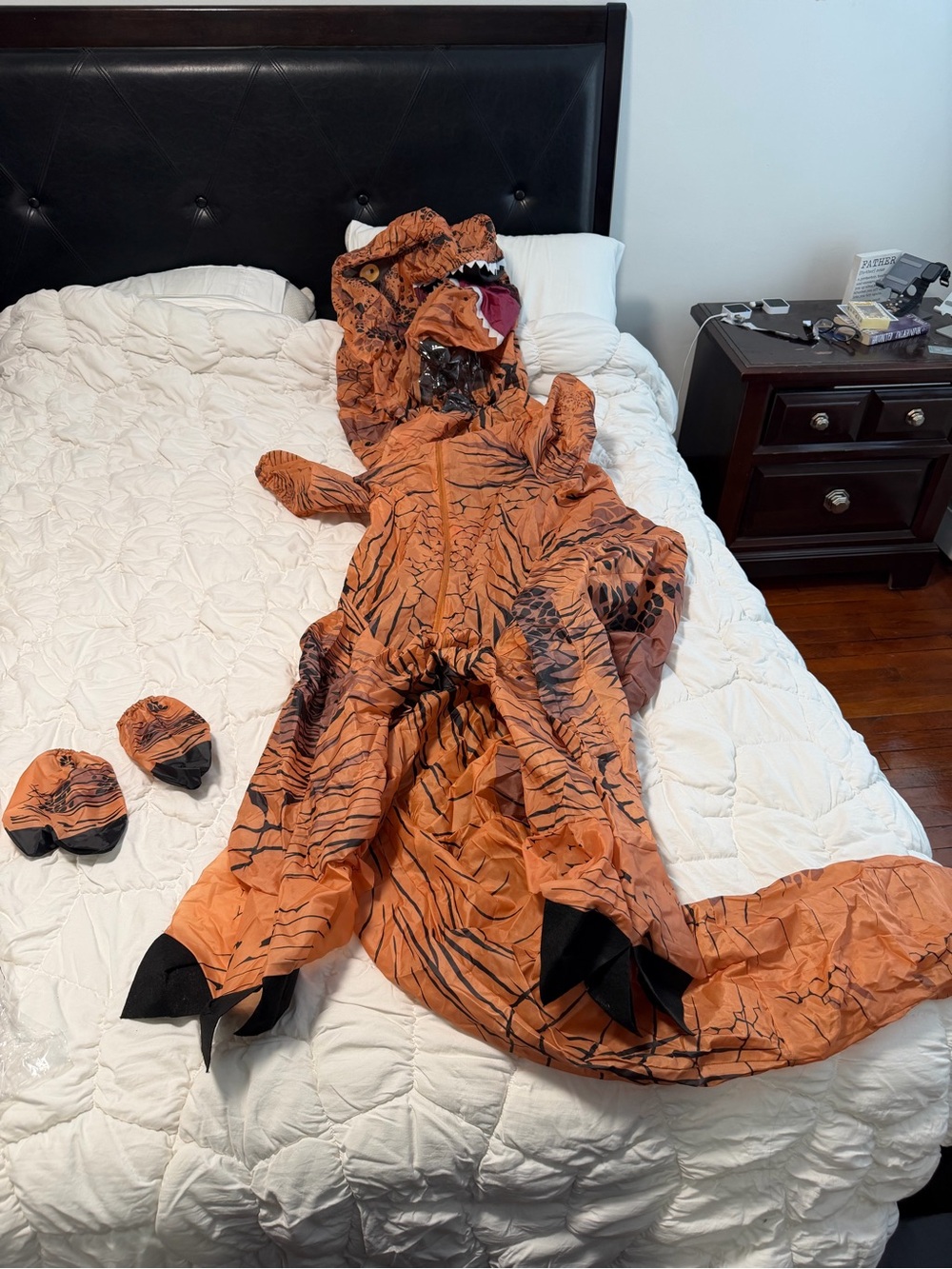 Kids T-Rex blow up costume
